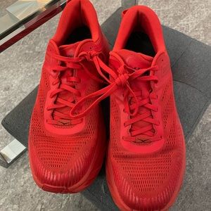 Hoka in Red 11.5 Men's